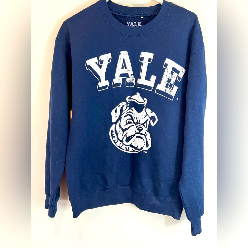 Yale University Unisex Small Navy Sweatshirt
